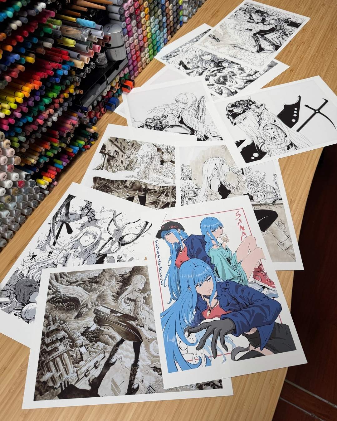 Set de 10 tirages photo de Sana